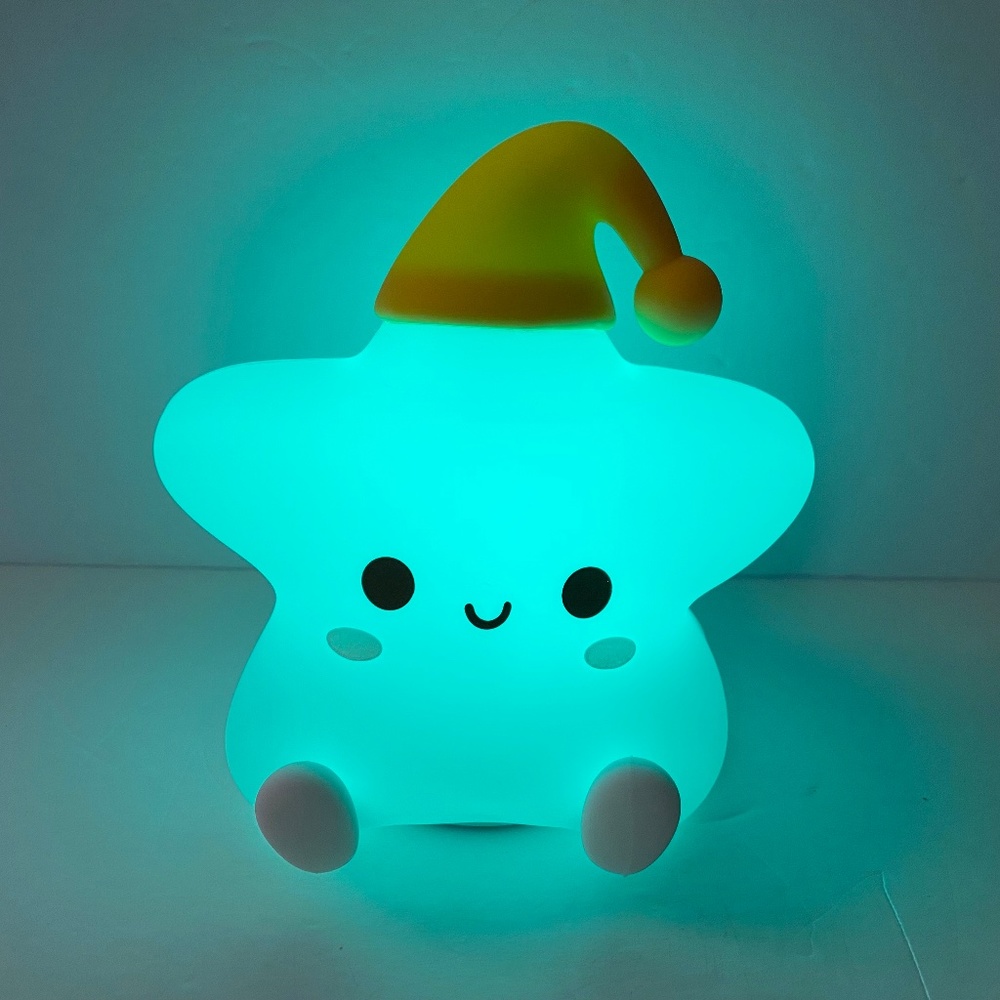 Star Baby USB Recharge Night Light For Kids Room, Color Changing,5.5”H